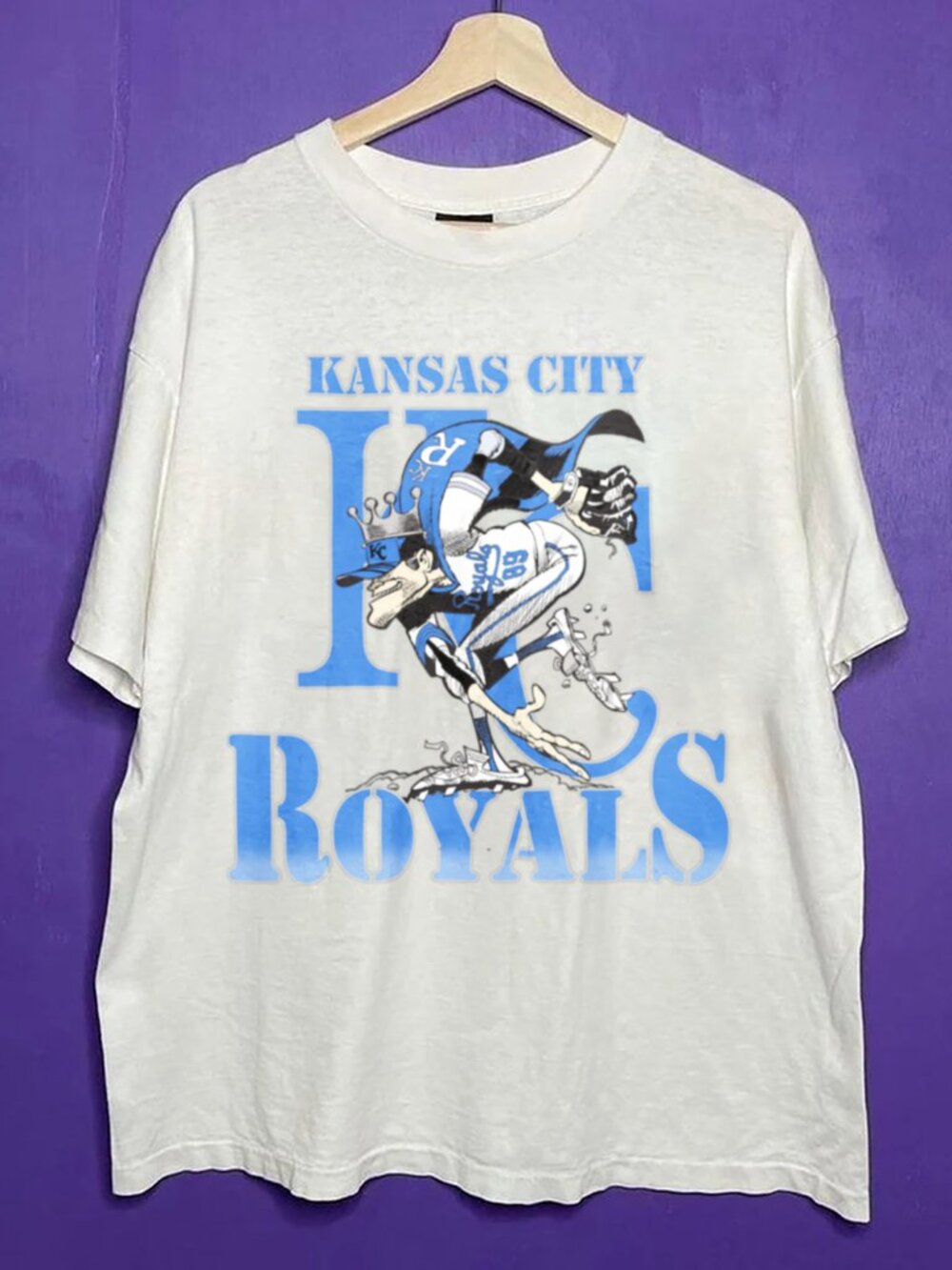 Vintage Kansas City Royals Shirt, Retro Kansas City Royal Baseball MLB Shirt Tee